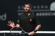 Cameron Norrie staged a big upset in thr quarterfinals.